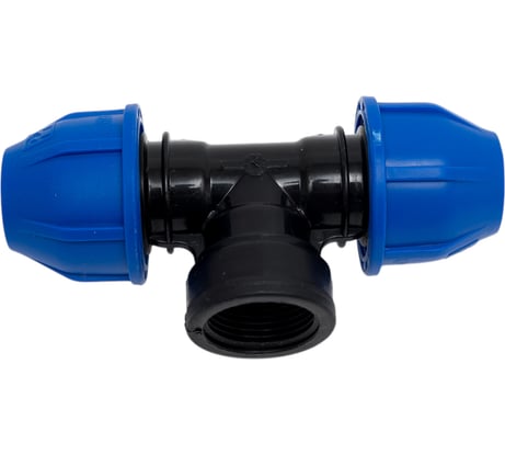 Компрессионный тройник переходной Millennium ПНД 20-3/4" с внутренней резьбой PFTF2034