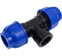 Компрессионный тройник переходной Millennium ПНД 32-1" с внутренней резьбой PFTF3210