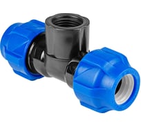 Компрессионный тройник переходной Millennium ПНД 110-4" с внутренней резьбой PFTF110100