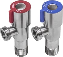 Комплект кранов угловых SANTECHSYSTEMS нерж. быт. G1/2" Ру10 р/р б/отр 109-1551