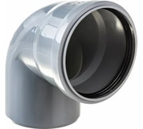 Отвод канализационный Millennium 40 мм × 87° — соединительный ПВХ фитинг 24296