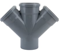 Крестовина канализационная Millennium 110/110/110/110x45 градусов одноплоскостная 18046