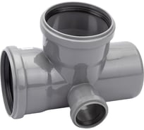 Крестовина канализационная Millennium 110/110/110/50x87 градусов левая двухплоскостная 18052