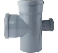 Крестовина канализационная Millennium 110/110/110/50x87 градусов одноплоскостная 18086