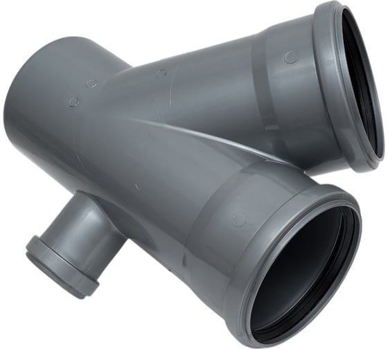Крестовина канализационная Millennium 110/110/50/50x45 градусов левая+задняя двухплоскостная 21316