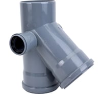 Крестовина канализационная Millennium 110/110/50/50x45 градусов левая+правая двухплоскостная 21057