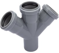 Крестовина канализационная Millennium 50/50/50/50x45 градусов одноплоскостная 18050