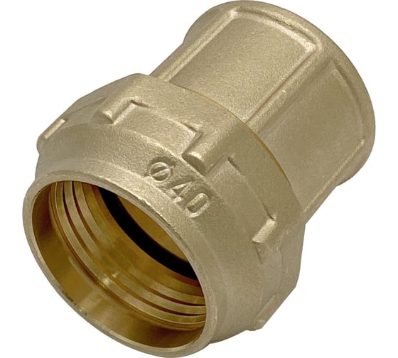 Муфта прямая латунная для ПНД труб Millennium 25-3/4" с внутренней резьбой PFBF2534 (710 3/4")