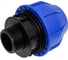 Муфта компрессионная для ПНД труб Millennium 75-2 с наружной резьбой PFMM7550 2