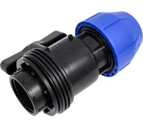 Компрессионный шаровой кран Millennium ПНД 50-1 1/2 с внутренней резьбой, PN10 PEKF5040