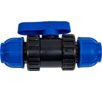 Компрессионный шаровой кран Millennium ПНД, 25-25, PN10 PEKP2525