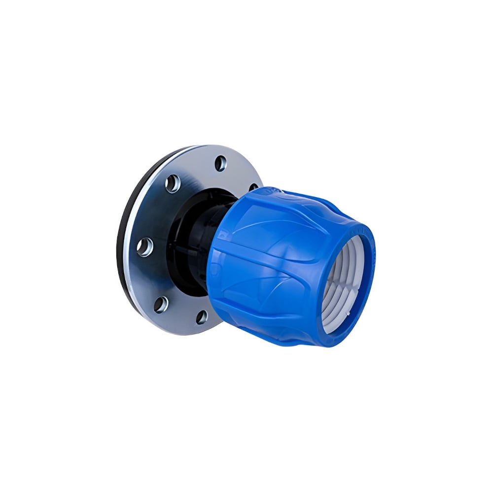 Фланец компрессионный для ПНД труб Millennium 63-2" с металличсеким ...