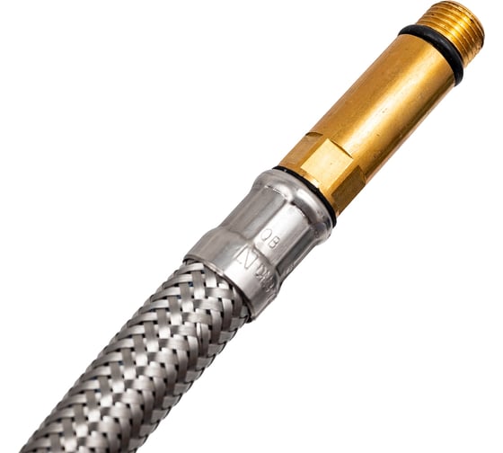 Гибкая подводка для смесителя Tucai в стальной оплетке 1/2-M10x1 L37, 600 мм 00062645
