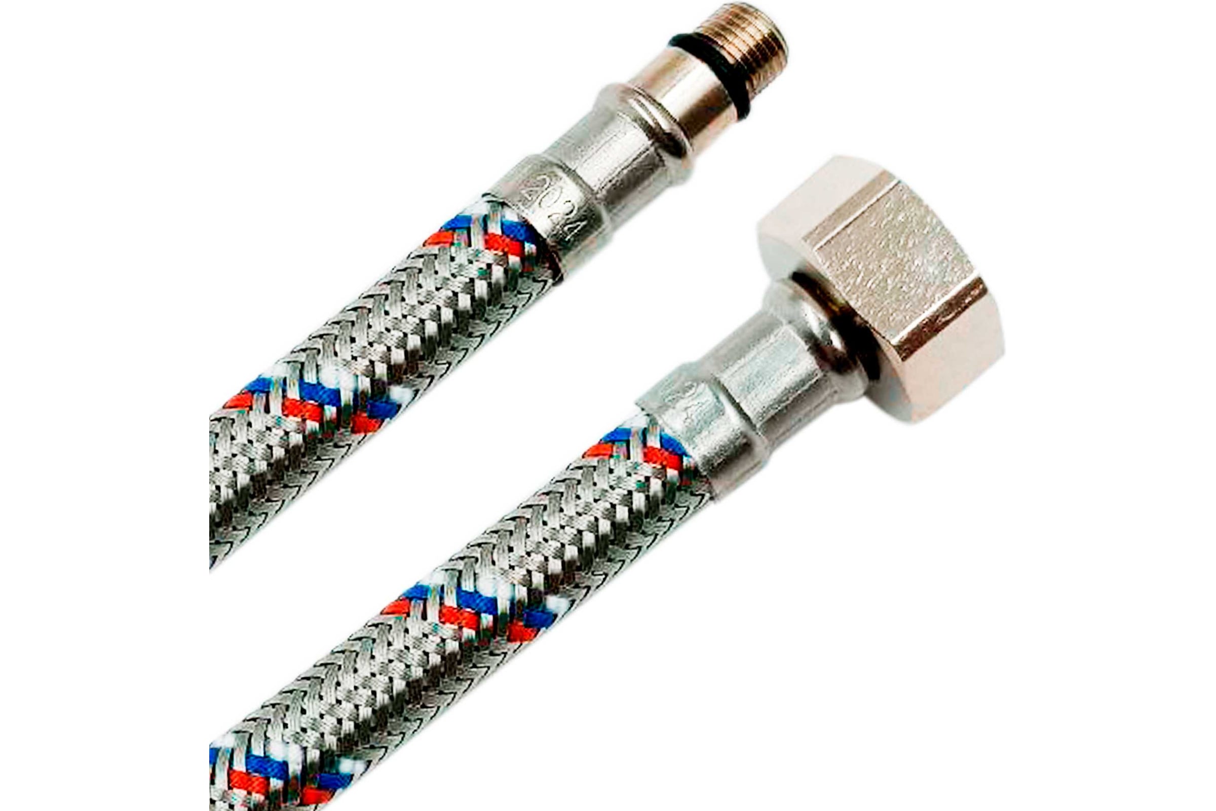 ГибкаяподводкадлясмесителяРОСТермМ10х15,1/2,60см60FLX12INTМ10х15