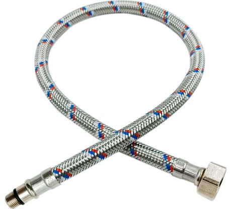Гибкая подводка для смесителя РОСТерм М10х15, 1/2", 80см 80FLX12INTМ10х15