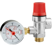 Клапан предохранительный PROFACTOR с манометром в/н 1/2 - 2,5 bar PF BS 577-2.5