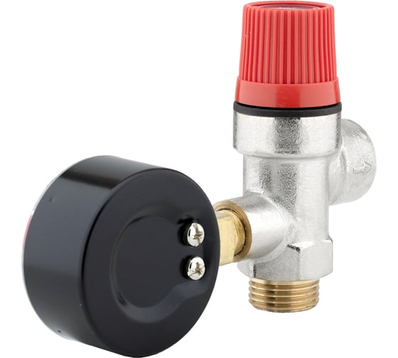 Клапан предохранительный PROFACTOR с манометром в/н 1/2, 3 бар PF BS 577-3