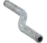 Отступ ООО "Крупинский арматурный завод" оц Ду20 L=360мм резьба из труб ГОСТ, 3262-75 КАЗ 027-2015