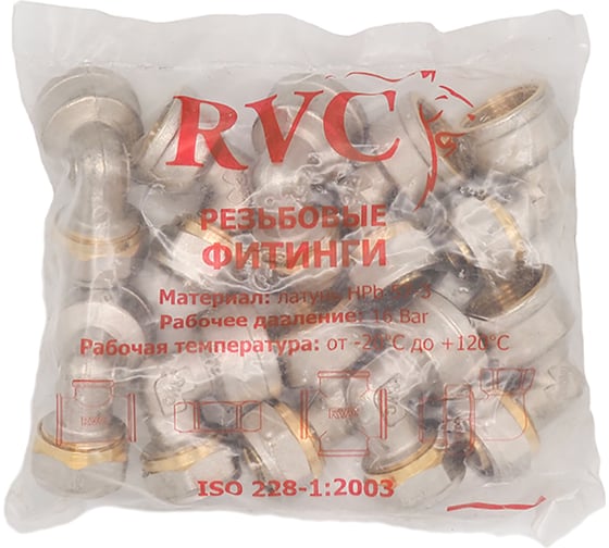 Угол цанга Rvc МП 20x3/4 г, 10 шт 18422
