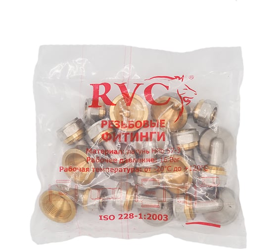 Угол цанга Rvc МП 16x3/4 г, 10 шт 18417 1