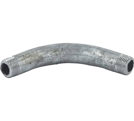 Отвод стальной ООО "Крупинский арматурный завод", резьбовой, оцинкованный, Ду50, Дн60x3,5, из труб по ГОСТ 3262-75 КАЗ 027-2004