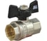 Кран шаровой Millennium ВОДА 1/2" Внтр.-Внтр. бабочка УТ000037882 1