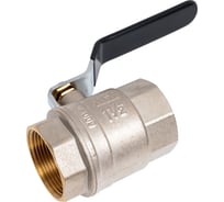 Шаровой кран Millennium латунный,никилерованный для воды 1 1/2" внутренняя/внутренняя резьба ручка-рычаг KVRFF4040