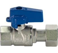 Шаровой кран 3/4" внутренняя/внутренняя резьба латунный никелированный с накидной гайкой для воды Millennium KPFG3434