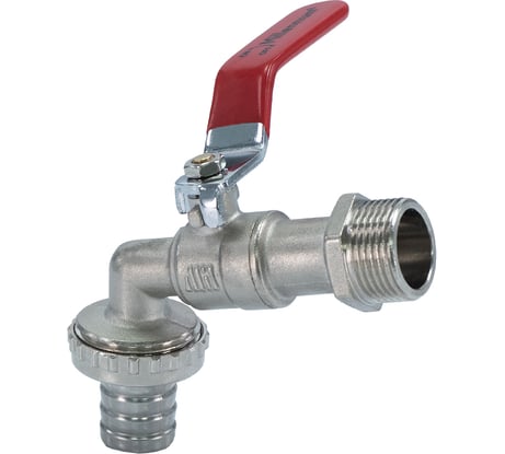 Шаровой кран Millennium латунный,никилерованный водоразборный 3/4 наружная/наружная резьба KVSS0034