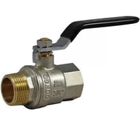 Шаровой кран Millennium латунный,никилерованный для воды 1 1/4" внутренняя/наружная резьба ручка-рычаг KVRFM1414