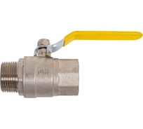 Шаровой кран Millennium латунный,никилерованный для газа 1" внутренняя/наружная резьба ручка-рычаг KGRFM1010