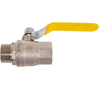 Шаровой кран Millennium латунный,никилерованный для газа 3/4" внутренняя/наружная резьба ручка-рычаг KGRFM3434