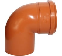 Отвод ООО ПКФ Сварком д=110 - 87 KZ рыж. цв. СанТех s006933