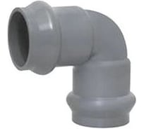 Отвод ООО ПКФ Сварком д= 50 - 87 двухраструбный (с кольцом) СанТех s068619