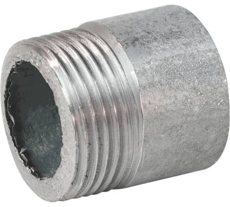 Резьба ООО "Крупинский арматурный завод" сталь оцинкованная Ду50 L=35мм из труб ГОСТ 3262-75 КАЗ 027-8439