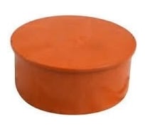 Заглушка ООО ПКФ Сварком д=160 KZ (П) рыж. цв. СанТех s004865