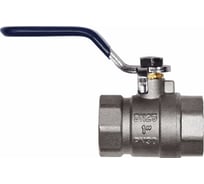 Шаровой кран RM -L Nickel 1 ВР-ВР муфтовый, никелированный, ручка Ду25 Ру30 НК 11Б27п1 RMLn-1FFL