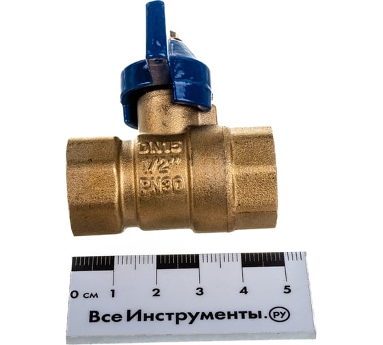Шаровой кран RM -L ВР-ВР 1/2 муфтовый, бабочка Ду15 Ру30 11Б27п1 RML-12FFB