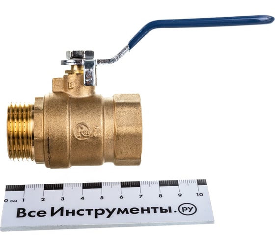 Шаровой кран RM -L Nickel 1 ВР-НР муфтовый, никелированный, ручка Ду25 Ру30 НК 11Б27п1 RMLn-1FML