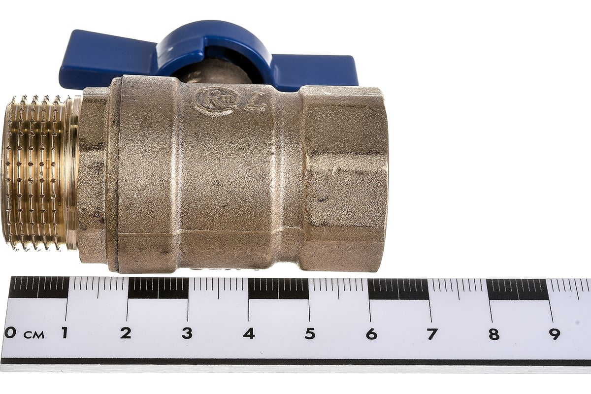 Шаровой кран RM -L ВР-НР 3/4 муфтовый, бабочка Ду20 Ру30 11Б27п1 L ...