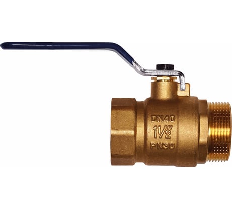 Шаровой кран RM -L ВР-НР 1 1/2 муфтовый ручка Ду40 Ру30 11Б27п1 RML-112FML