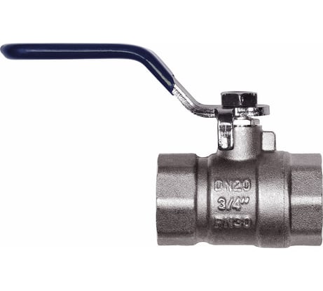 Шаровой кран RM -L Nickel 3/4 ВР-ВР муфтовый, никелированный, ручка Ду20 Ру30 НК 11Б27п1 RMLn-34FFL