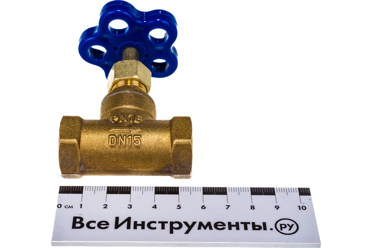 Запорный клапан вентиль RM 1/2 ВР-ВР муфтовый Ду15 Ру16 RM-12FFG .