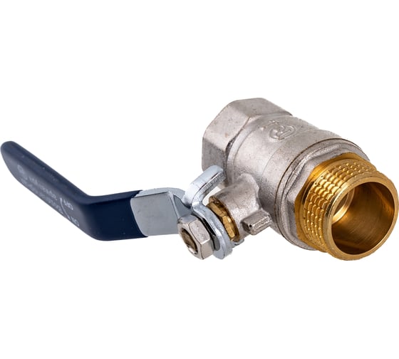 Шаровой кран RM -L Nickel 3/4 ВР-НР муфтовый, никелированный, ручка Ду20 Ру30 НК 11Б27п1 Ln-34FML RMLn-34FML