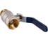 Шаровой кран RM -L Nickel 3/4 ВР-НР муфтовый, никелированный, ручка Ду20 Ру30 НК 11Б27п1 Ln-34FML RMLn-34FML 2