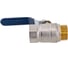 Шаровой кран RM -L Nickel 3/4 ВР-НР муфтовый, никелированный, ручка Ду20 Ру30 НК 11Б27п1 Ln-34FML RMLn-34FML 5