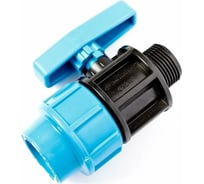 Кран ООО ПКФ Сварком шаровой нар/рез 25x3/4 ПЭ СанТех s037697