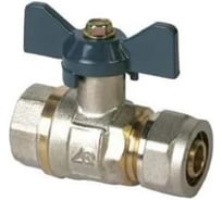 Кран ООО ПКФ Сварком шар д=16x1/2 цанга/штуцер МП СанТех s060257