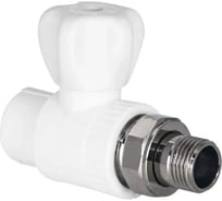 Кран ООО ПКФ Сварком PP-R радиаторный прямой нар рез 25- 3/4 металл. шар (Optima) СанТех s067804