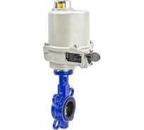 Дисковый затвор DN.ru 316l-316l-ptfe Ду125 Ру16, нерж. сталь, электропривод ГЗ ОФ 380В D050-01623